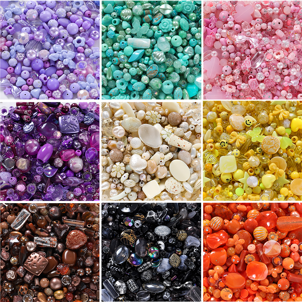 600 Perline Acriliche Opache 6 Mm - Viola Scuro - Per Bigiotteria Fai Da Te, Bracciali, Collane, Orecchini, Foro 1 Mm