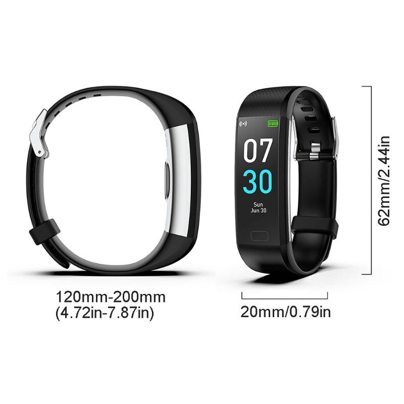 S5 Sport Smart Bracelet IP68 Waterproof Color Screen Smart Band Activity Tracker