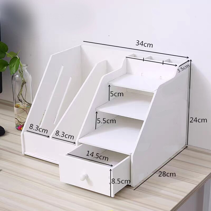 4 Layers Multifunction Document Trays File Paper Letter Holder Stationery Storage Waterproof Desk Organizer Office Accessories