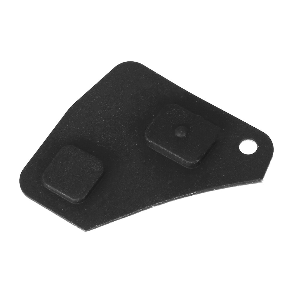 Keyyou Afstandsbediening Autosleutel Shell Case 2/3 Btn Voor Toyota Yaris Prado Tarago Camry Corolla TOY43 Blade Met Rubber Knoppen pad: 2 Buttons Key Pad