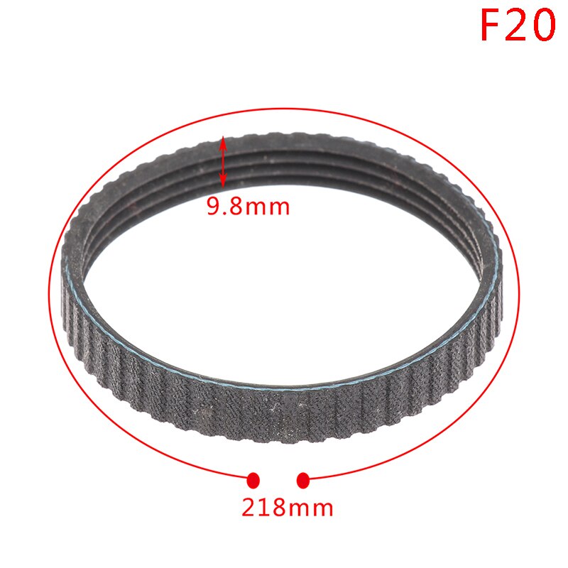 Pu af gummi el-høvl drev drivrem til  f20,218mm 1900b,238mm syd 90,255mm sort el-høvl tilbehør: F20