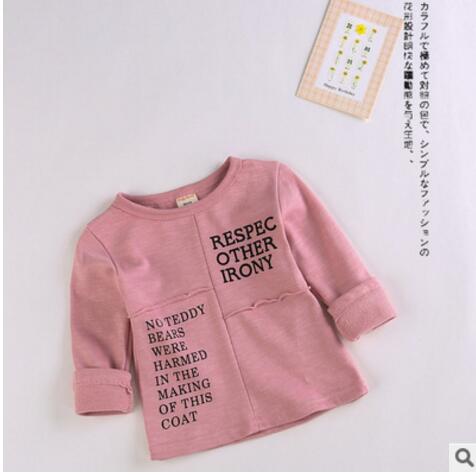 Lente Herfst Lange Mouwen T-shirt voor Meisjes Ster Jongens Shirts Kinderen Tops kinderen Sweatshirts Babykleding 0-3 T