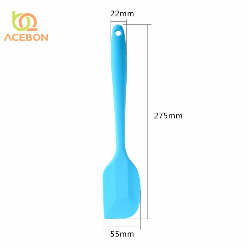 28*6cm Kitchen Silicone Cream Butter Cake Spatula Mixing Batter Scraper Brush Butter Mixer Cake Brushes Baking Tool Kitchenware