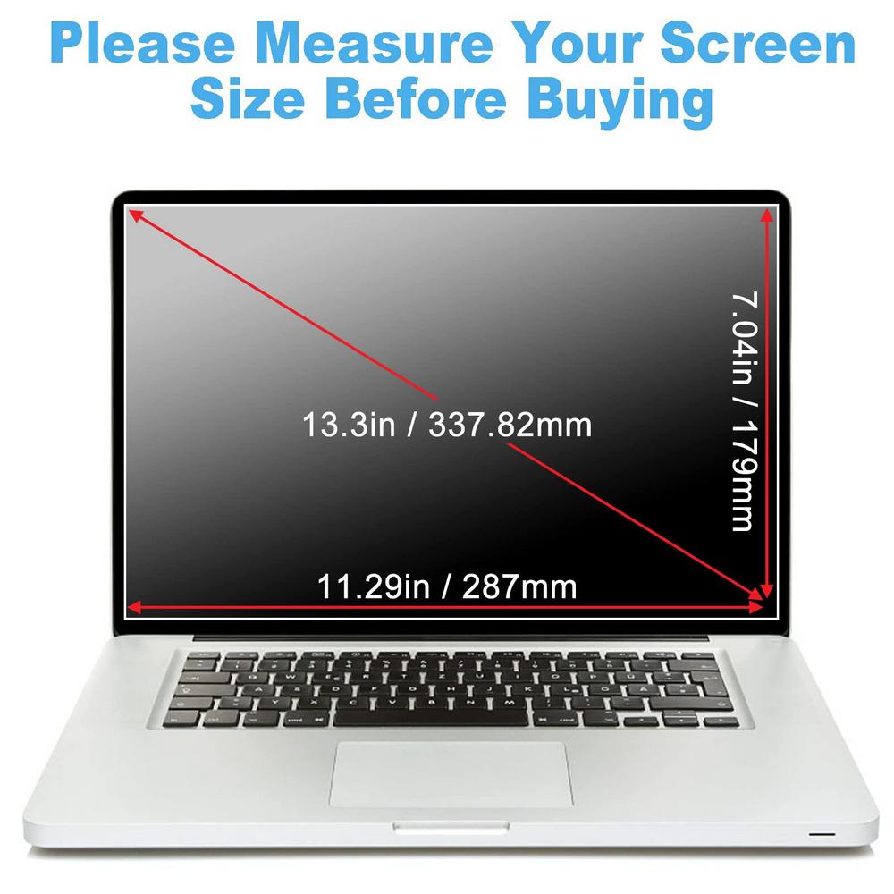 Privacy Screen Protector For Laptop 14 15.6 Notebook PC Computer Anti-peep Anti-spy Filter Matte Anti-Glare Protective Film: Blue
