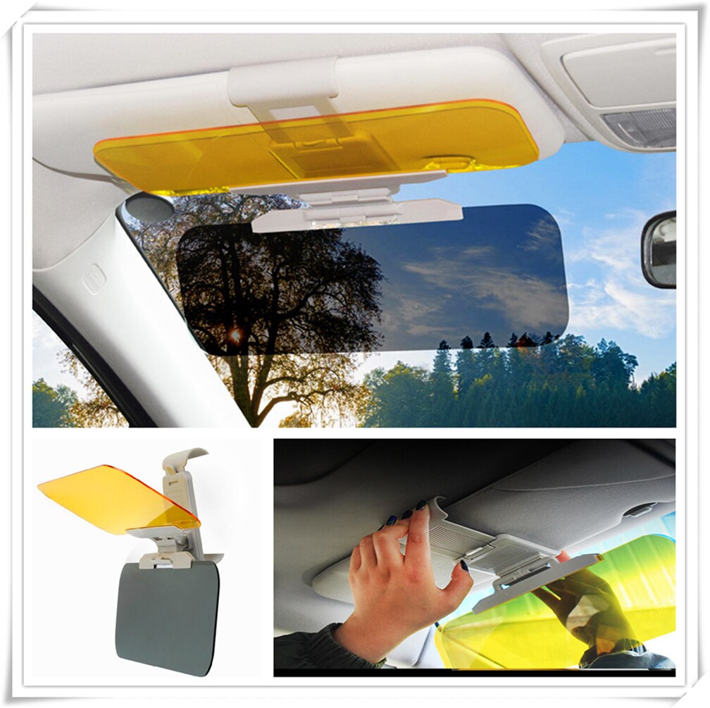 Car Sun Visor HD Anti Sunlight Dazzling Day Night Vision Driving Fold Flip for Nissan Altima 370Z Xmotion X-Trail Qashqai