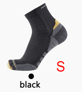 3 pares Xiaomi calcetines deportivos acolchados ligeros de secado rápido transpirables para hombre y mujer calcetines de barco Primavera Verano otoño calcetines cortos de tobillo: S Black Midium