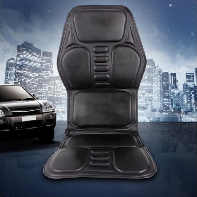 Coussin de Massage pour tout le corps, matelas à vibration thermique, chaise de Massage pour le dos, siège de voiture, Relaxation, 12V