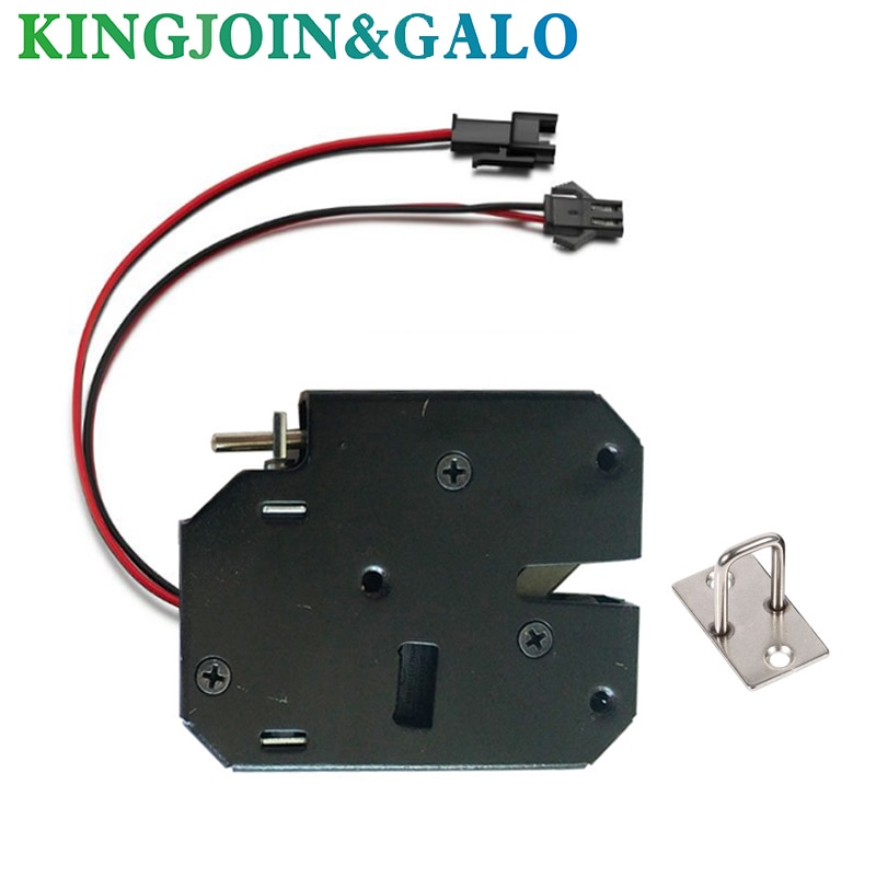 Dc12 v 2a små elektromagnetiske lås opbevaringsskabe elektronisk lås mini elektrisk boltlås skuffe arkivlås