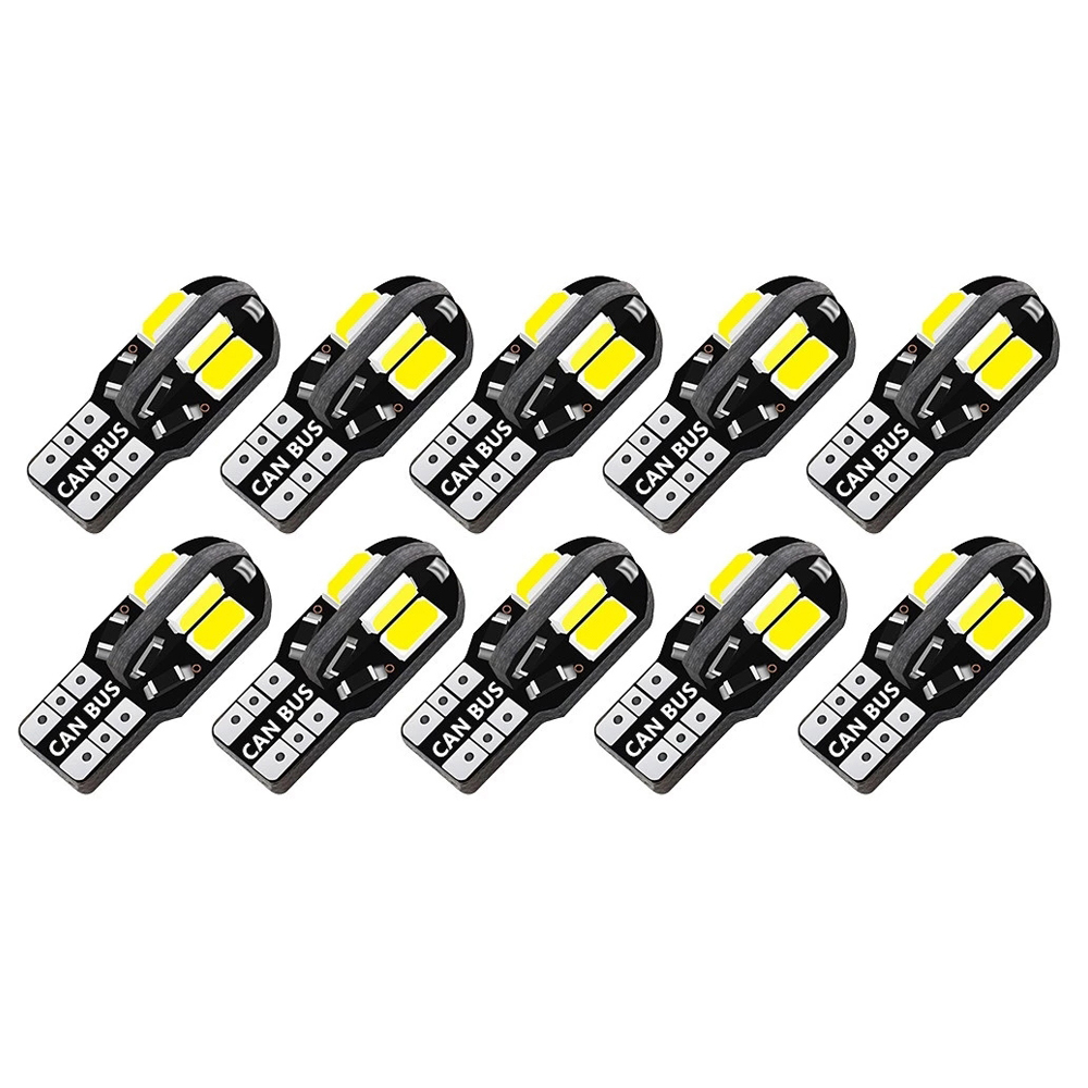 10/20Stck W5W T10 LED-lampen Canbus 5730 8SMD 12V 6000K 194 168 LED Auto karte Kuppel Lichter Parkplatz Licht Auto Signal Lampe: Gelb