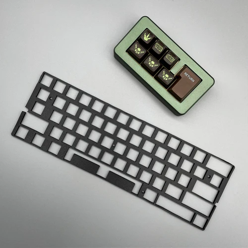 Poron Plate Foam Switch Pad Keyboard Case Film 61 64 68 Keys Layout: BROWN