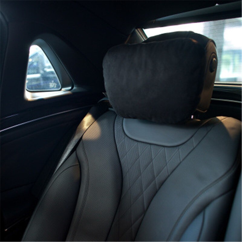 Auto Sitz Kopfstütze Kissen Biologische samt Hals Kissen Maybach S Klasse Auto Neck Unterstützung Kissen Abdeckungen Kopfstütze