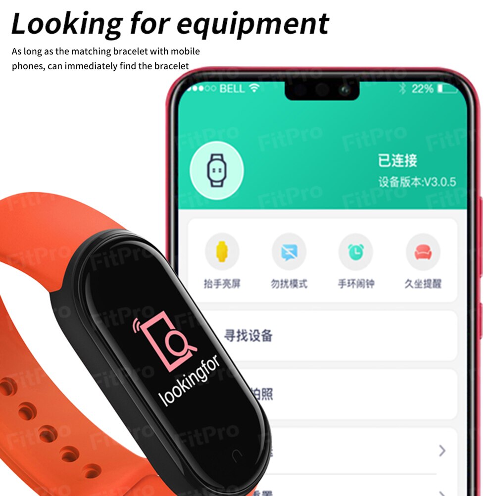 M5 Smart Band Sport Fitness Armband Horloge Fitness Tracker Smartband Bloeddruk Hartslagmeter Waterdicht Smart Horloge