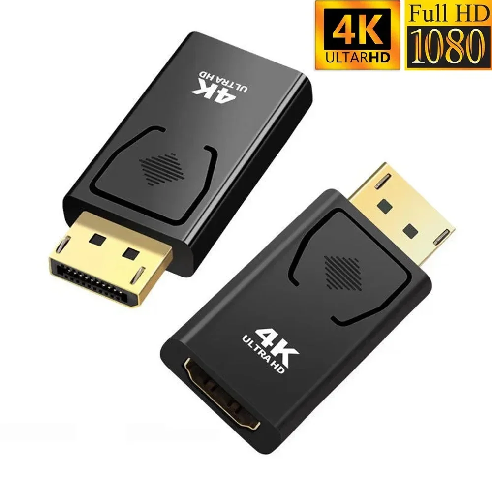 Dp zu hdmi-kompatible konverter pc tv projektor displayport männlich zu Video weiblich dongle für büro pflege Computer