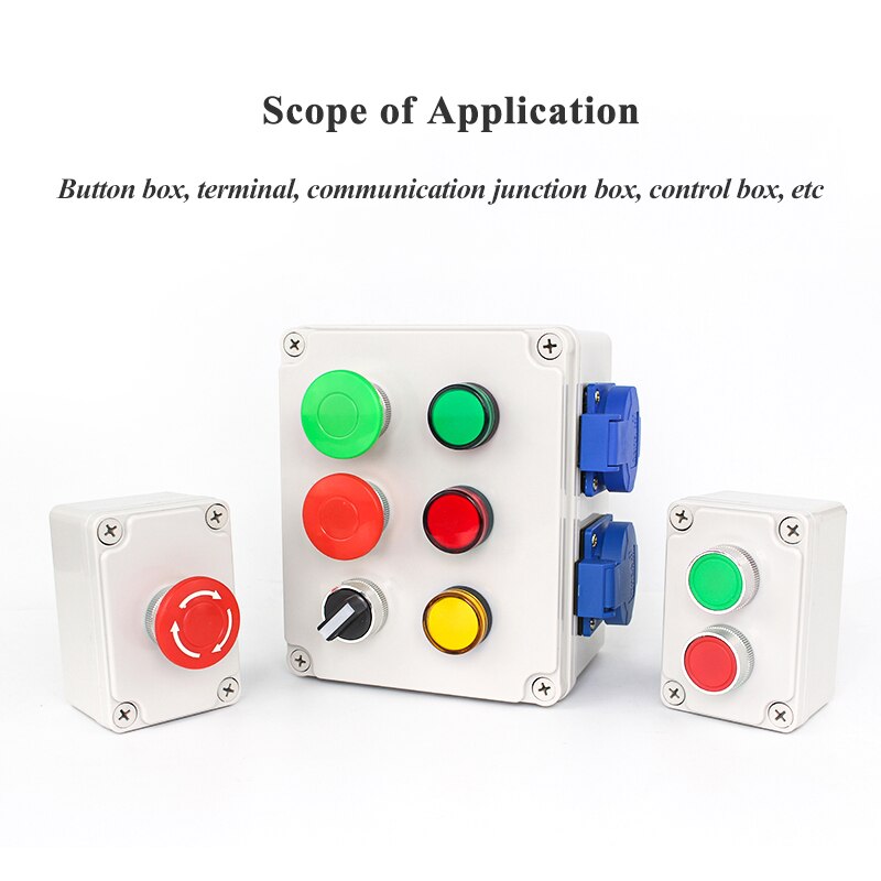 Waterdichte Plastic Behuizing Doos Elektronische Elektrische Project Doos Abs Outdoor Junction Box Behuizing IP67 Project Instrument Case