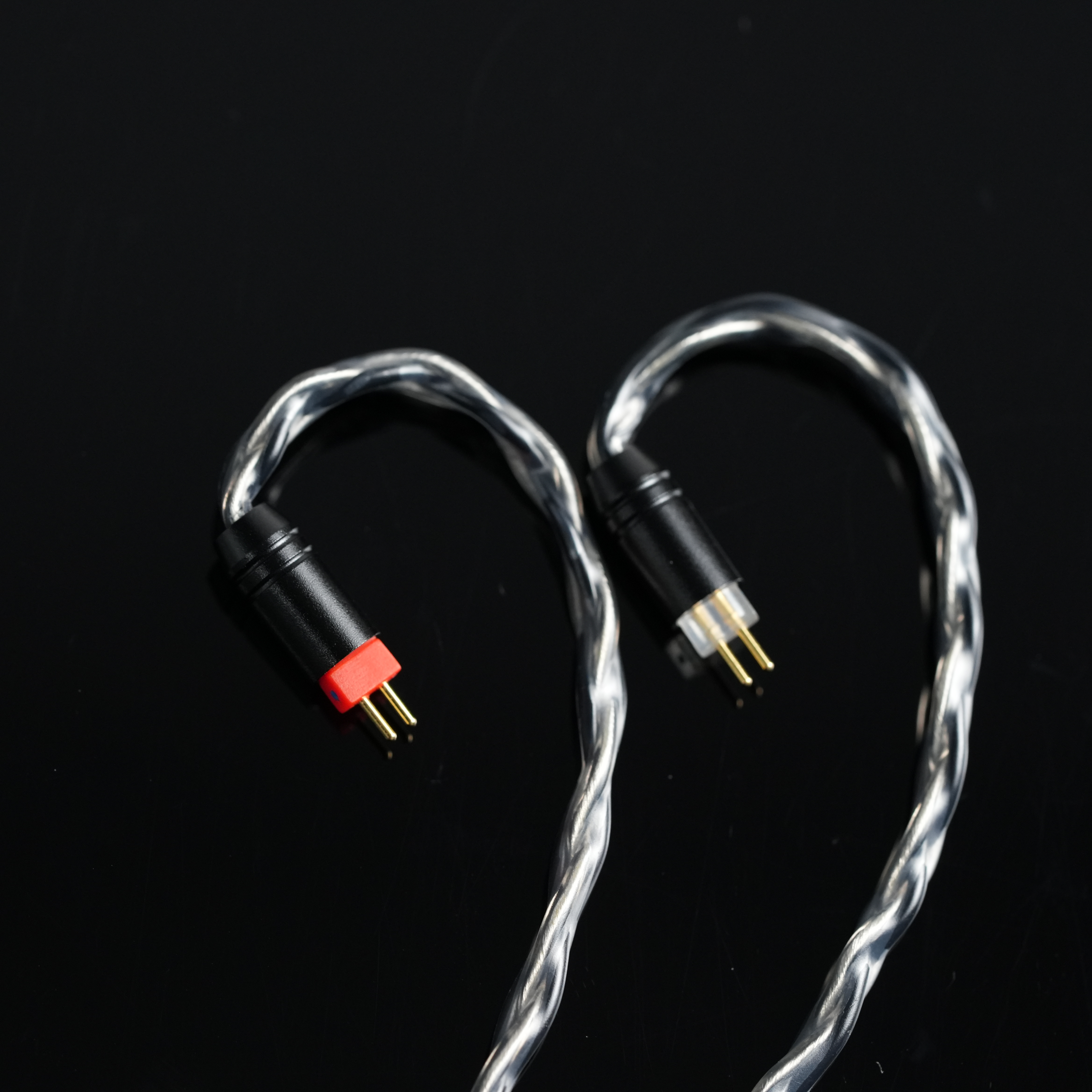 XINHS 8-Core Single Crystal Copper Plated Silver 2PIN QDC MMCX Suitable for OpenAudio HOLA Zero KATO Aria LAN Cadenza Tangzu IEM