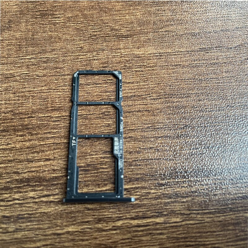 Plateau de carte Sim avec support de fente, pièces de rechange pour Huawei Y6 2 pièces: Y6 2019 Black