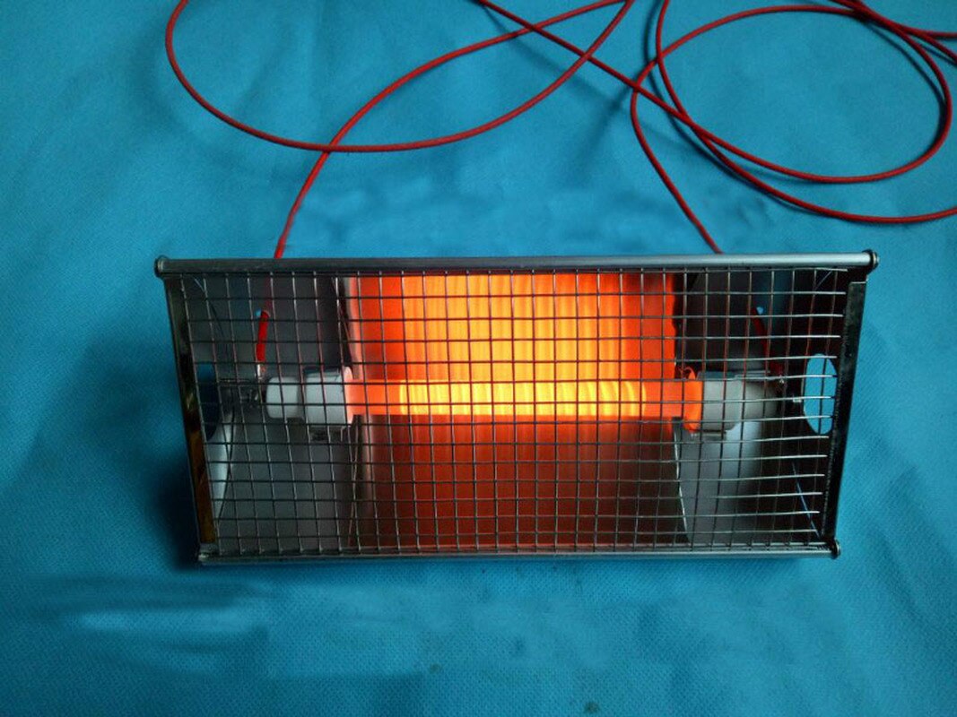 1Stck einzigen rohr heizstrahler badezimmer ofen innen zubehör infrarot quarz malen backofen Aluminium reflektor