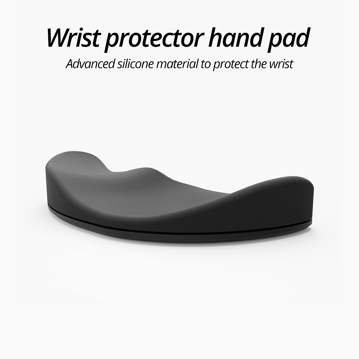 Polssteun voor muis, ergonomisch polskussen van traagschuim, comfortabele polssteun voor computermuis voor op kantoor of thuis.