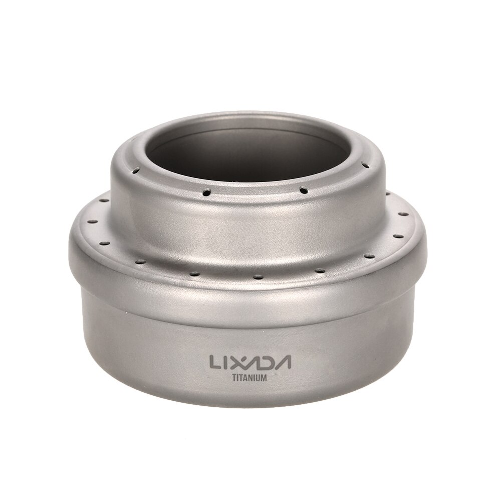 Titanium Camping Wood Stove Portable Outdoor Folding Lightweight Titanium Wood Stove Burning Picnic Alcohol Wood Stove: Only alcohol stove