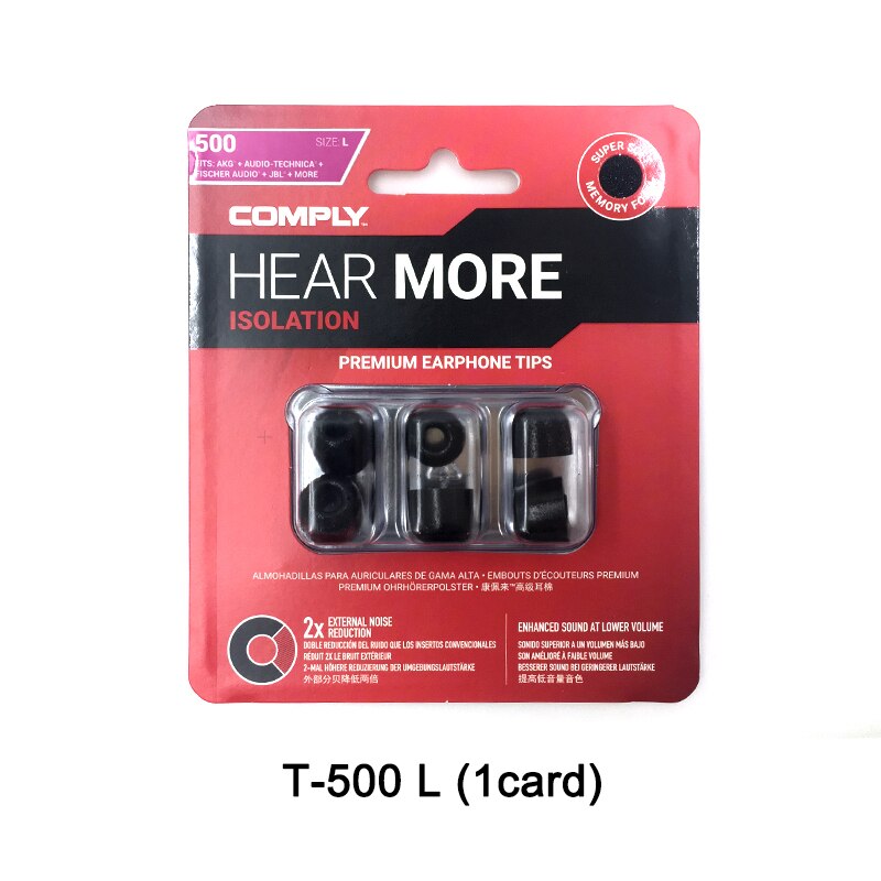 COMPLY T500 TX500 T100 T200 T600 SP SmartCore AP SmartCore Premium Earphone Foam TIPS