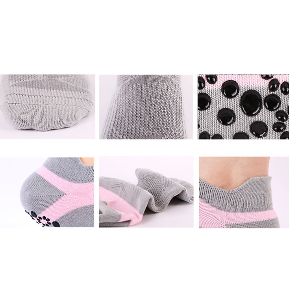 Calcetines antideslizantes de algodón para adultos, cómodos, transpirables, para deportes al aire libre, tobilleros, para Yoga, 1 par