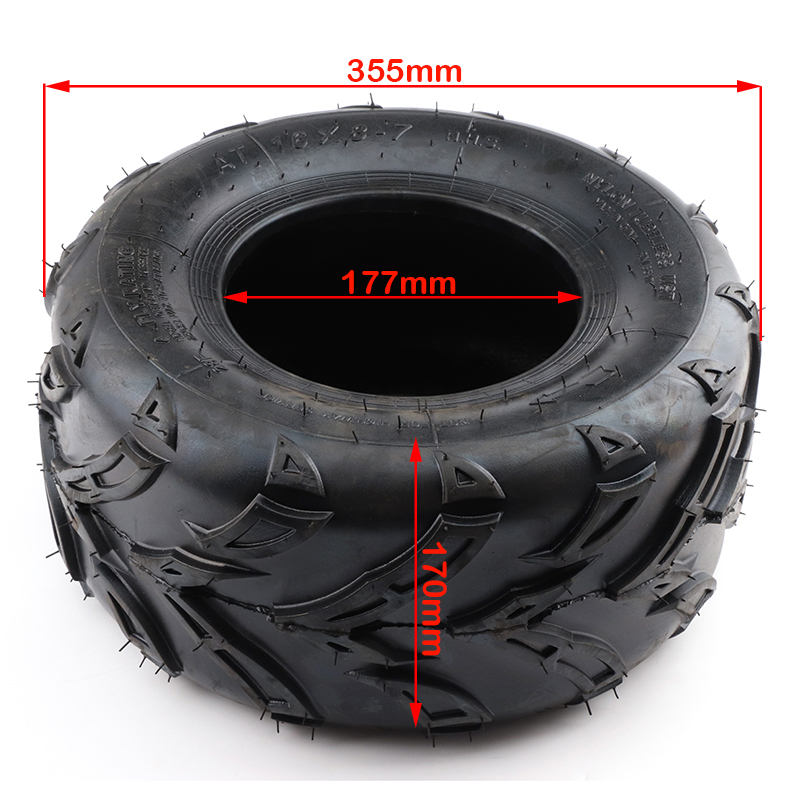 7 inch Tubeless tires 16X8-7(200/55-7) vacuum tires for ATV kart lawn mower agricultural vehicle wear-resistant wheel tire