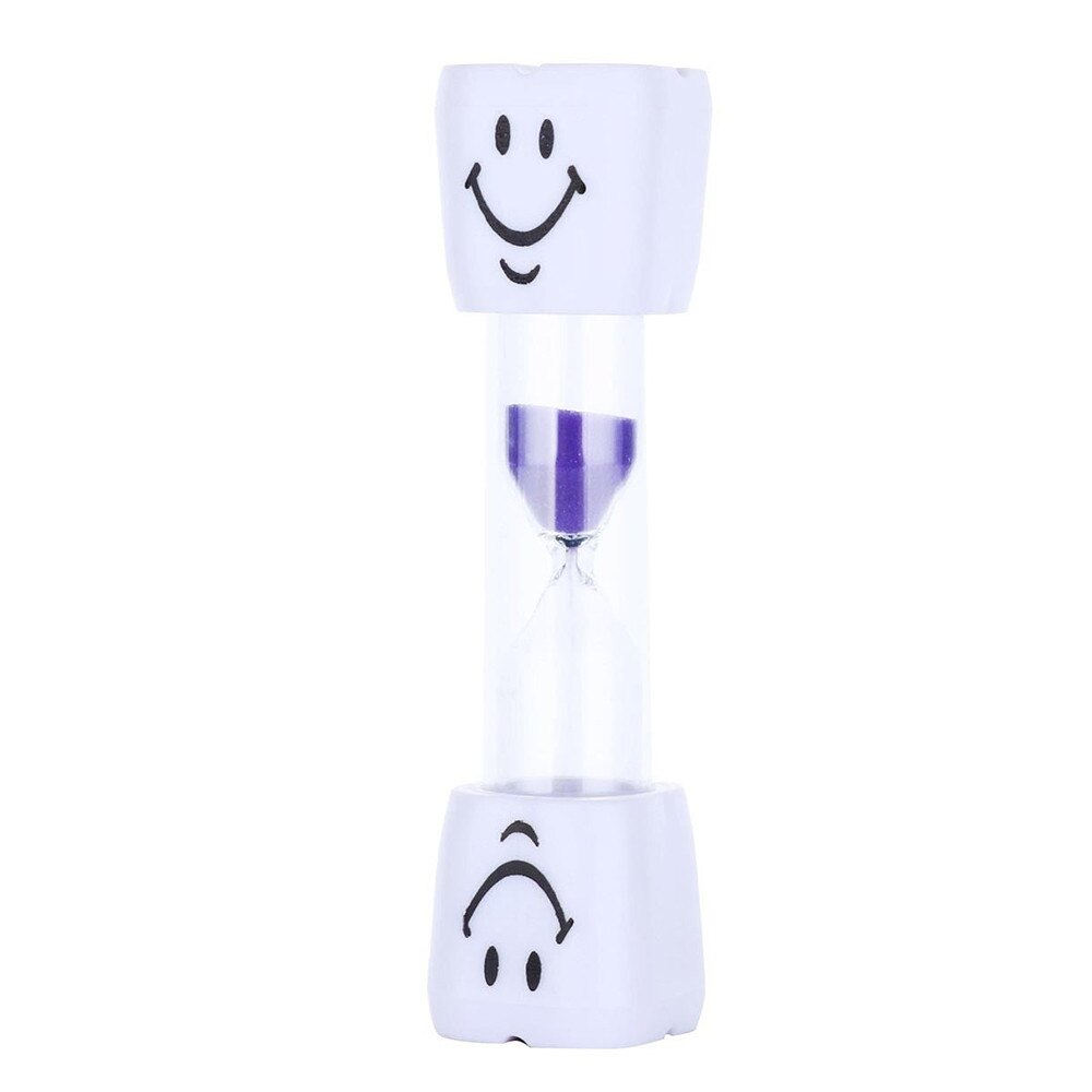 3 Minuut Smiley Zand Timer Kinderen Kids Tandenborstel Timer Zandloper Zandloper Zand Klok Ei Timer Thee Cafe Tijdwaarneming: Purple