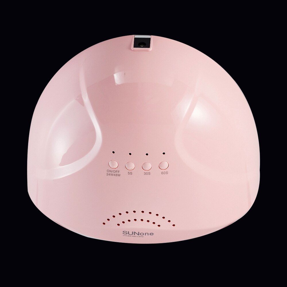 SAMVI SUNone UV LED Nail Lamp 48W Nail Dryer White Light UV LED Gel Machine: Pink