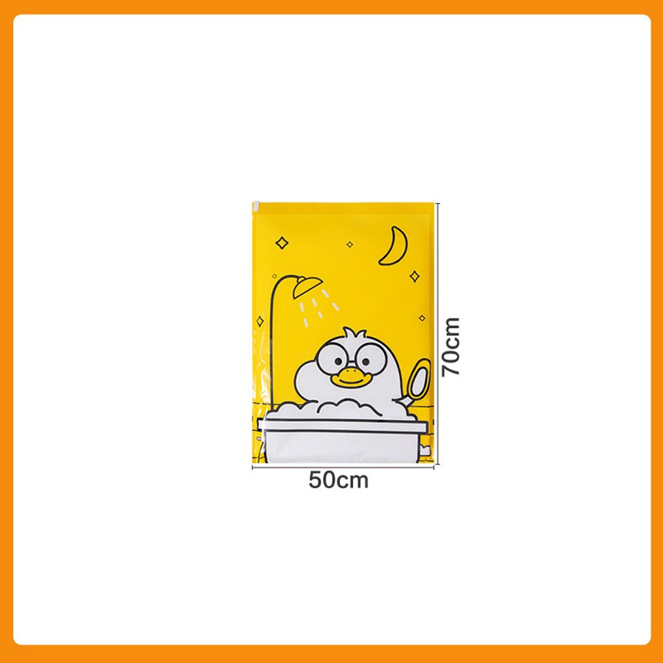 Household Large Vacuum Compression Bags Cabinets Clothes Packing Bags Sorting Bags Moving Quilt Storage Bags: Light Green