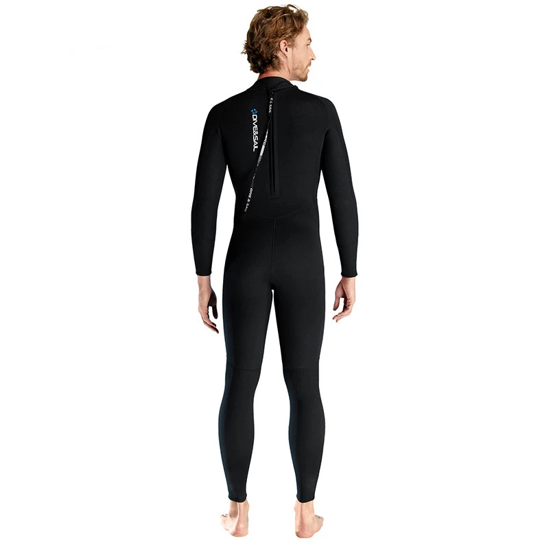 1,5mm Langarm-U-Stiefel-Anzug für Herren Einteiliger, übergroßer, warm-und kälte beständiger Badeanzug zum Schnorcheln und Surfen