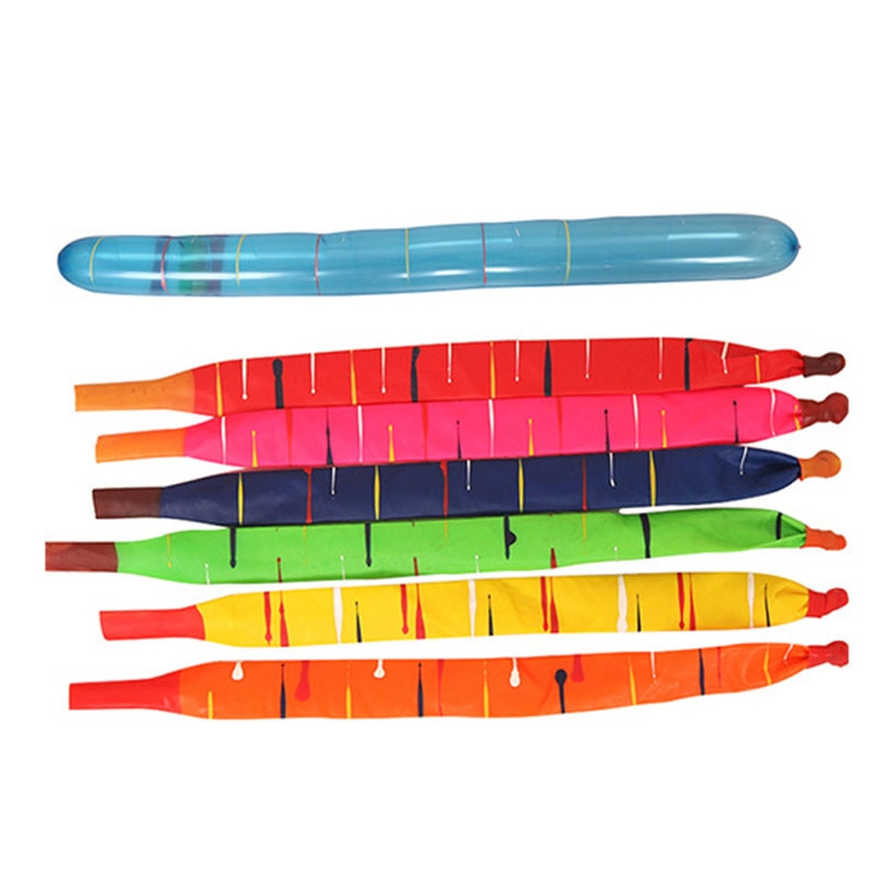 Lot de 10 ballons gonflables longs en forme de fusée, jouets pour fête d'anniversaire d'enfant, ballons en latex, jouets classiques