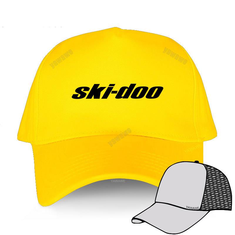 Baseball Kappe Hut Sport Bonnet Hysterese Hip Hop SKI DOO Papa hut im freien sommer Baseball Caps: yellow mesh