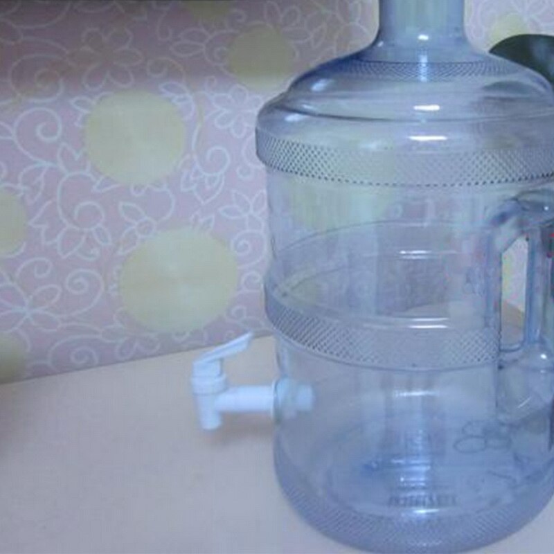 Vannflaske dispenser plast tupp vann erstatning flaske topp ventil kran dispenser enkel enhet hvit praktisk