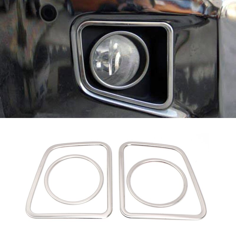 2 Stuks Voorbumper Mistlamp Cover Dubbele Gaten Auto Accessoire Geschikt Voor E46 M3 20012006mat Zwart