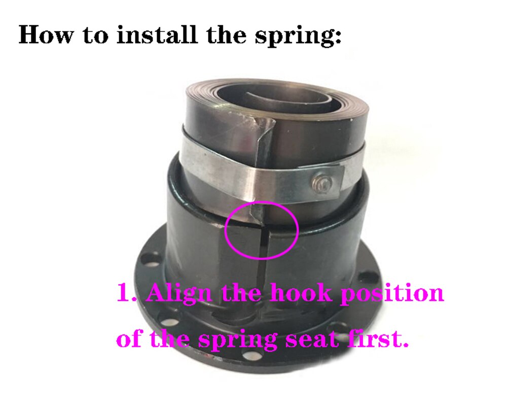 1PC Milling Machine Part Spindle Quill Return Clock Spring 6#Machine 56*30mm Bridgepor CNC Milling Machine Lathe Machine