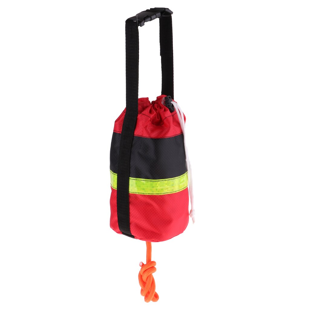 Safety Rescue Rope Throw Bags Backpack Rescue Kayaking Reflective Throw Line Rope Lightweight: 21 Meters Non-refle