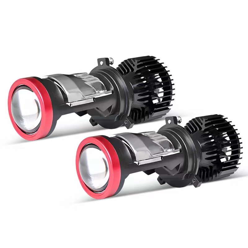 120w billamper, mini-linse,  h4 -pærer, 9003 pærer 2 forlygte  y7d bil, motorcykel, dobbelt projektorlinse, led, bil, moto 12v, 24v