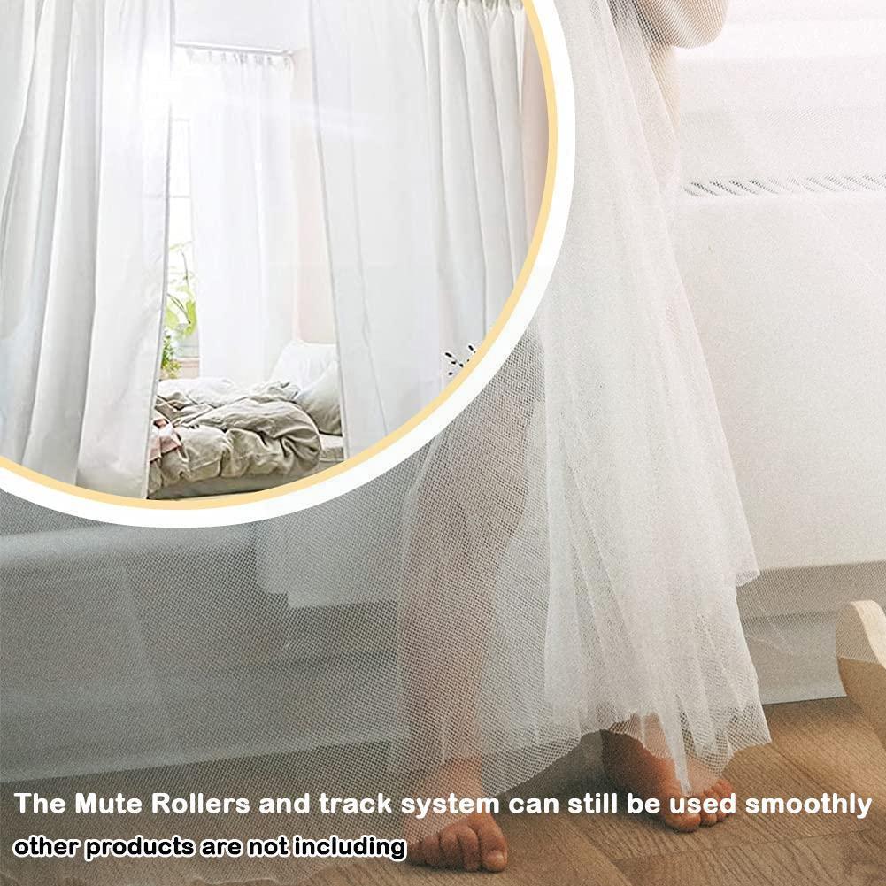 Curved Rail Bay Window Balcony Silent Curtain Track U-shaped Bendable Rod Rail Monorail Plastic Slide Top-mounted Soft L9L9