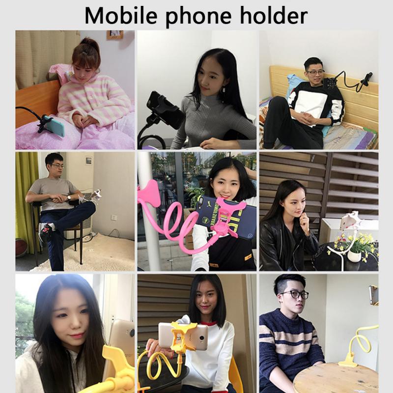 360 rotierenden Flexible Lange Arme Handy Halter Desktop-Bett Faul Halterung Telefon Stehen für iphone Tablet