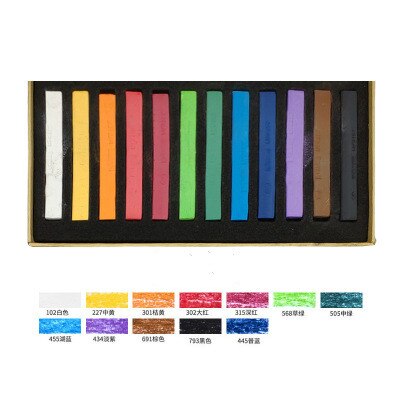 12/24/48 farben Leben Darwing Öl Pastell Künstler Schüler Graffiti Malerei Zeichnung Stift Schule Schreibwaren Kunst Liefert Weiche Kreide: 12 Farben