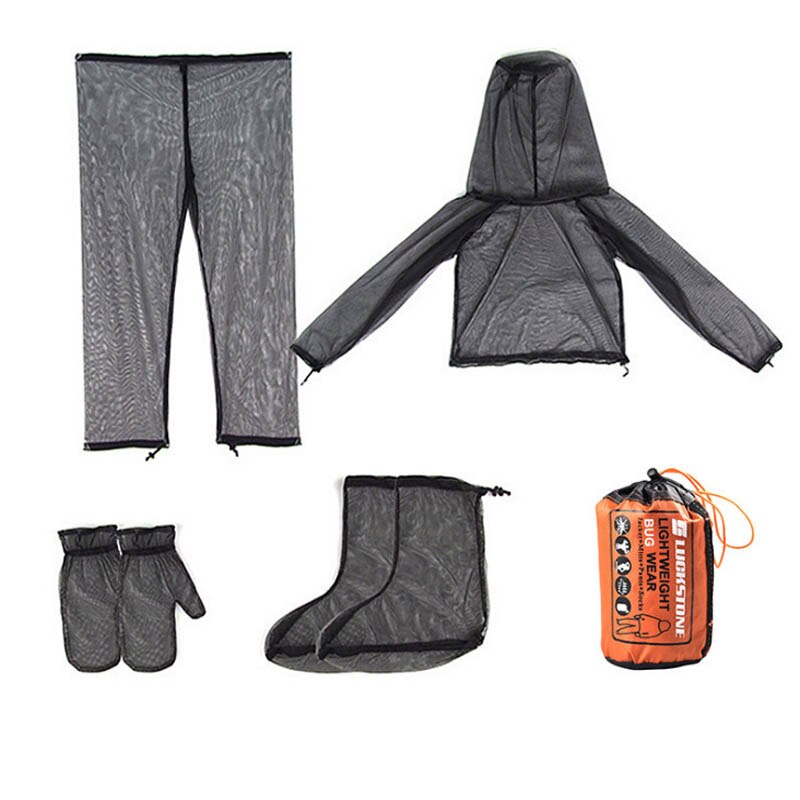 Summer Garden anti-bite breathable anti-mosquito anti-bee anti-mosquito four-piece mosquito-proof clothing suit