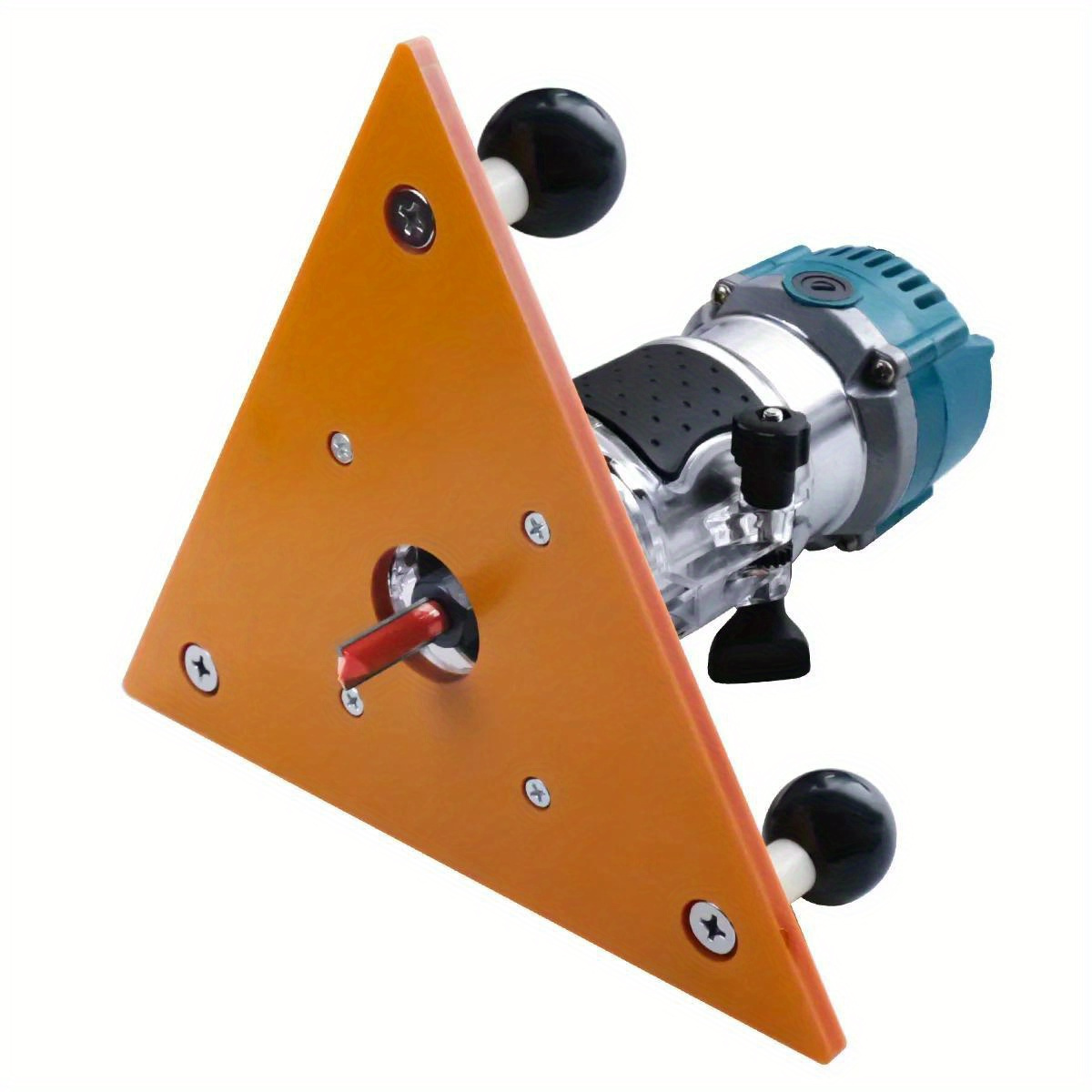 Plaque triangulaire pour rainurage et chanfreinage, pour le calcul, le travail, le fraisage, la rainure, la planche d'équilibre, la plaque de retournement, la base de toupie