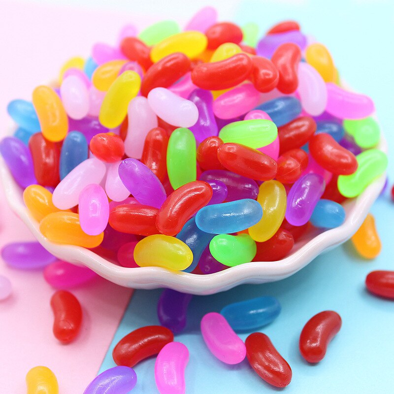 50Pcs Slime Levert Speelgoed Kleurrijke Zachte Candy Charms Accessoires Sprinkles Filler Voor Pluizige Wolk Slime Boetseerklei Voor Kids