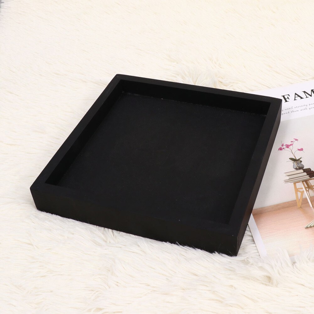 1 Pc Support en pot plateau épaissir pot de fleurs plaque pour balcon jardin maison: Black