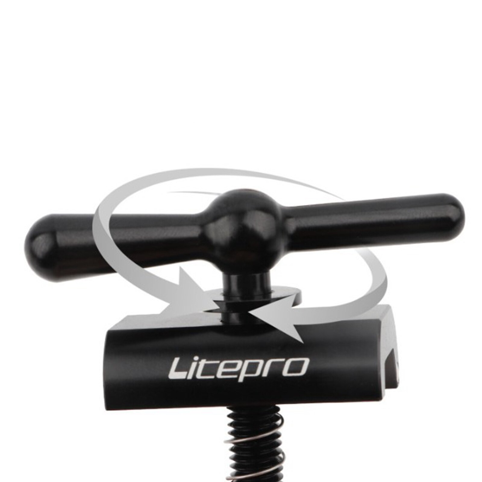 Bisagra magnética plegable para bicicleta, aleación de aluminio ligera de placa de sujeción, bloqueo de tubo de cabeza de bicicleta, hebilla de palanca, auriculares, Clip C