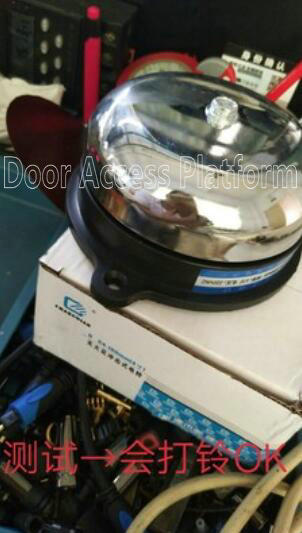 3" inch small size 95mmx55mm time ring Door Bell Ring,Power 220V clock in and clock out all by ring bell sound kit home bell kit