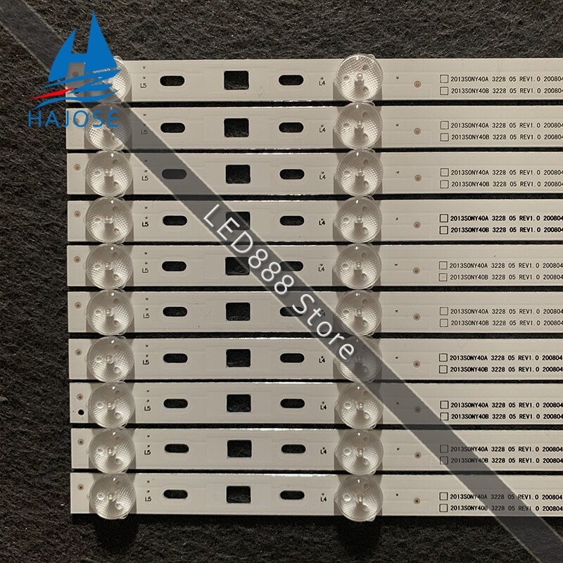 LED-hintergrundbeleuchtung streifen Für Sony 40 "KDL-40R455 KDL-40W605B NS4S400DND01 A1989957A KDL-40R485A