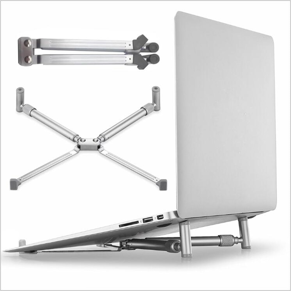 Laptop Stand Houder Draagbare Vouwen Verstelbare Laptop Stand Aluminium Laptop Stand X-Stand Voor Macbook Laptop Notebook