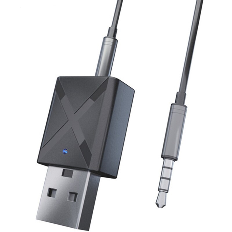 Bluetooth 5.0 o送受信機ミニステレオbluetooth aux rca usb 3.5ミリメートルジャックテレビpc用カーキットワイヤレスアダプタ: Default Title