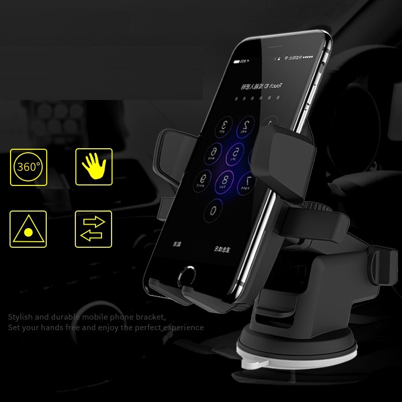 Guld&silver biltelefonhållare universellt spänne sugglas glassug mobilstöd multifunktions navigeringsklämma multiverktyg